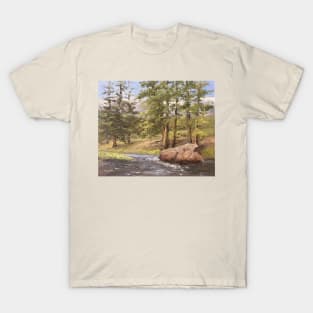 River Tree Landscape T-Shirt